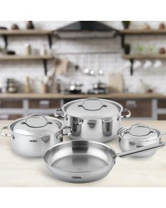 BATERIA 7 PZAS ACERO INOX STIRLING